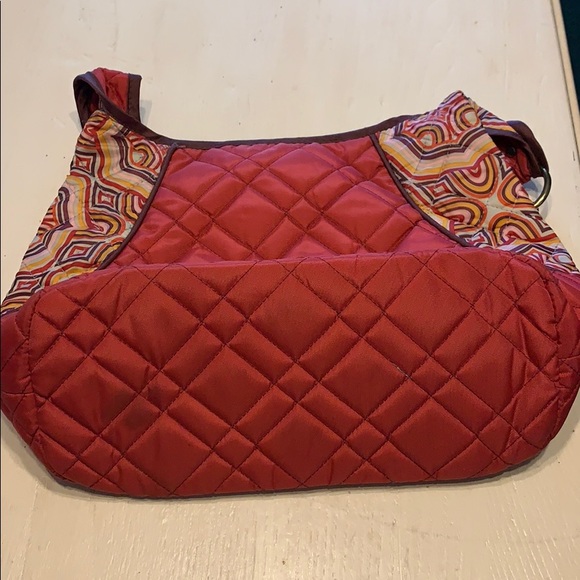 Cinda B red Amore hobo shoulder bag - Picture 2 of 6